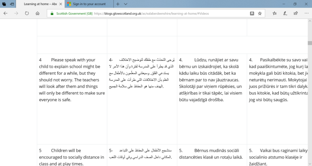 Translated Text Graphic